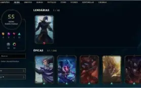 Conta de Lol Gold 4