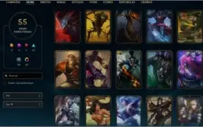 Conta de Lol Gold 4