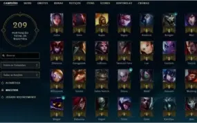 Conta de Lol Gold 4