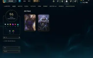 Prata 2 com TODOS os Champs e 96 Skins ( TOP / JG )