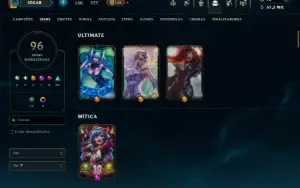 Prata 2 com TODOS os Champs e 96 Skins ( TOP / JG )
