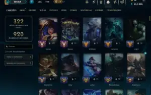 Prata 2 com TODOS os Champs e 96 Skins ( TOP / JG )