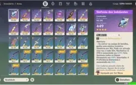 Conta AR42, com 5 5* e varios personagens