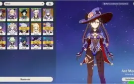 Conta AR42, com 5 5* e varios personagens