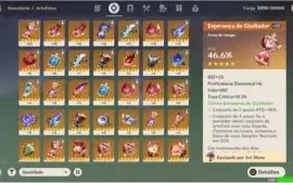 Conta AR42, com 5 5* e varios personagens