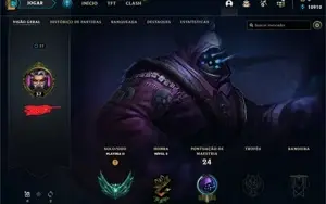 CONTA SMURF LOL 61% DE WINRATE MMR ALTO
