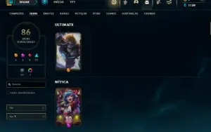 Esmeralda 1 com 150 Champs e 86 Skins ( ADC / MID )