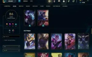 Esmeralda 1 com 150 Champs e 86 Skins ( ADC / MID )
