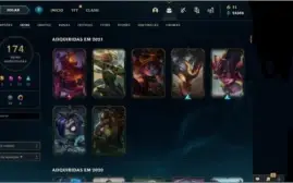 Conta de LEAGUE OF LEGENDS