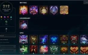 Conta Mestre S11 180 Skins Ryze Triunfante ótimo winrate