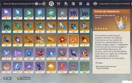 CONTA AR58 - 9 PERSONAGENS 5* E 4 ARMAS 5*