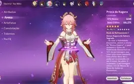 CONTA AR58 - 9 PERSONAGENS 5* E 4 ARMAS 5*