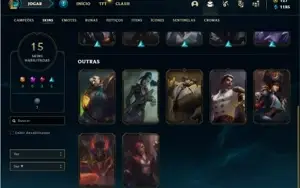 Conta ouro 4 com 51 Champs e 15 Skins + 6 Espolios