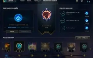 Conta TFT D4 com passe beta 1 completo