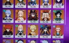 Ar 58 - 17 5 Star - 9 Armas 5 Star + Eula C2 + Yae Miko C1