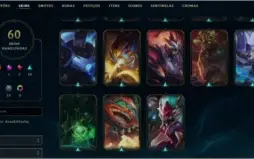 CONTA LOL OURO 4 [BR] - 135 CHAMPIONS - 60 SKIN - MMR ALTO