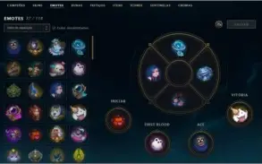 CONTA LOL OURO 4 [BR] - 135 CHAMPIONS - 60 SKIN - MMR ALTO