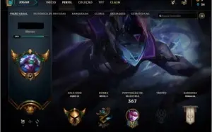 CONTA LOL OURO 4 [BR] - 135 CHAMPIONS - 60 SKIN - MMR ALTO