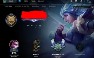 CONTA DIAMANTE IV, FALTANDO 1 CHAMP, 179 SKINS.