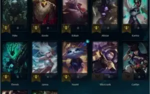 Conta LEVEL 17 - Platina 1 no TFT (SET 1)
