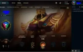 Conta lol unranked  lvl 33