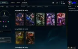 Conta lol unranked  lvl 33