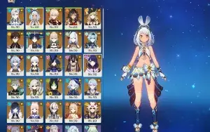 Conta de Genshin Impact Ar 60 + Arlecchino + Arma e muito + 