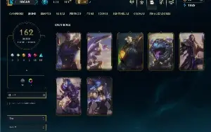 Ferro 2 com TODOS os champs e 162 Skins ( TOP / MID / ADC )