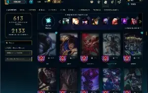 Ferro 2 com TODOS os champs e 162 Skins ( TOP / MID / ADC )