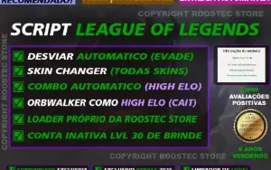🎮 Script LoL + Conta Inativa | League of Legends