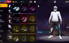 Conta Free Fire Gemada Angelical, Punhos, Bandeirão Etc