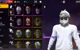 Conta Free Fire Gemada Angelical, Punhos, Bandeirão Etc