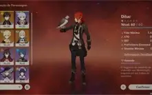 Conta geshim impact, AR 17  3 personagens 5 estrelas