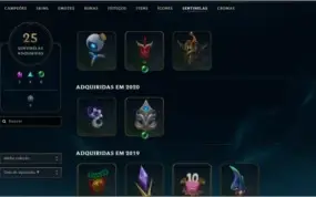 Todos Campeões, lv 375, 186 skins, 45k de EA e muito mais!