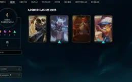 Conta Mestre mmr bom 4 skins e 9 skins espolios