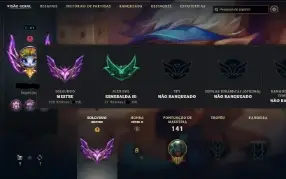 Conta Mestre mmr bom 4 skins e 9 skins espolios