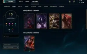 CONTA LOL - MESTRE 200 PDL