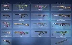 CONTA DE VALORANT COM MUITAS SKINS