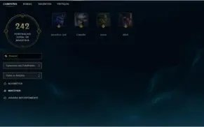 Conta de League of Legends diamond - cerca de 150 skins