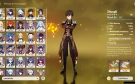 GENSHIN IMPACT - AR54, 12T5⭐Nahida C1 + Bis, Shogun, Furina,