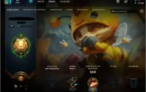 CONTA LEAGUE OF LEGENDS, 5 PG DE RUNA, OURO V TEMP. PASSADA