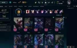 Conta Diamante 2 com Todos os Campeões e 210 Skins