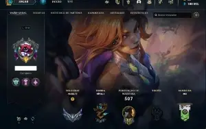 Conta League of legends 200+ skins