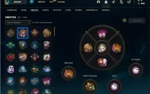 Conta prata 3 com TODOS os champs e 70 Skins