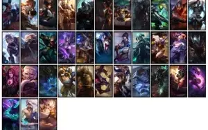 Conta prata 3 com TODOS os champs e 70 Skins