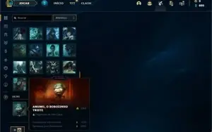 Conta prata 3 com TODOS os champs e 70 Skins