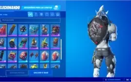 Conta de fortnite com cavaleiro negro (skin mais rara)