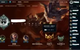 Conta League of Legends - Ouro 5