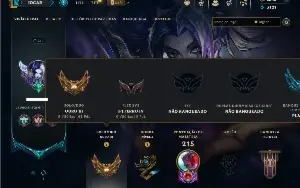 Ouro 3 com 150 Champs e 109 Skins + 2600 RP +2 Prestigios