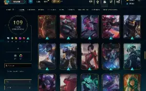 Ouro 3 com 150 Champs e 109 Skins + 2600 RP +2 Prestigios